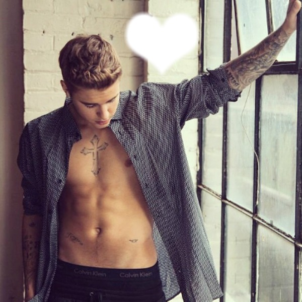 Justin Bieber Fotomontasje