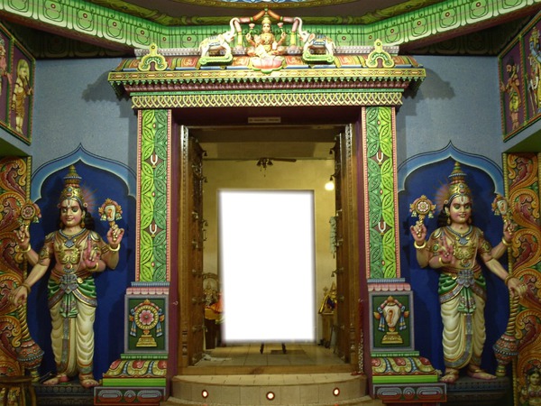 temple Narasimha aadi kartigai Fotomontāža