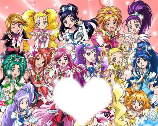 ALL STAR PRETTY CURE Photo frame effect