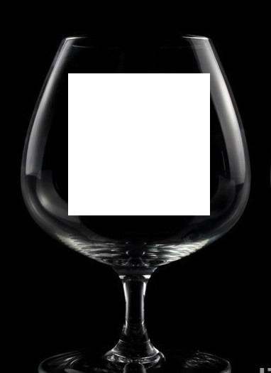 short stem wine glass 1-hdh Photo frame effect