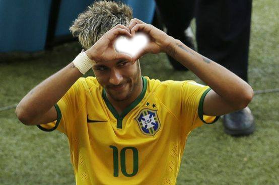 Love Neymar Fotomontaža