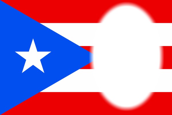 Puerto Rico flag Fotomontaža