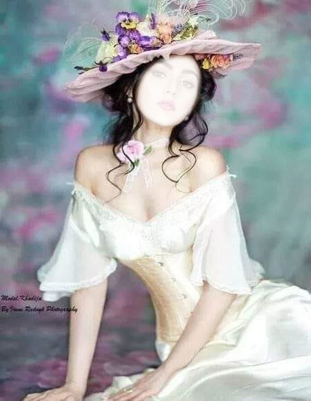 mujer vintage Фотомонтаж