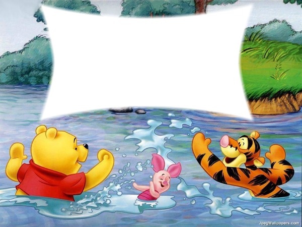 Winnie The Pooh Photo frame effect