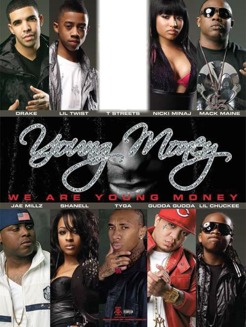 young money Photo frame effect