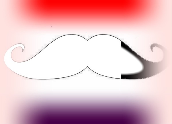 bigodinho personalizado Fotomontaža