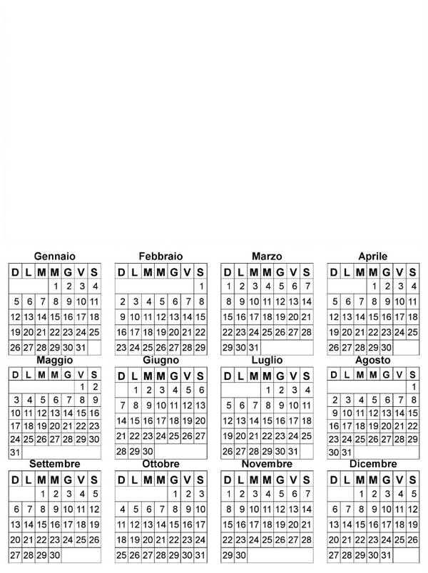 calendario lorenzo 2020 Fotomontāža