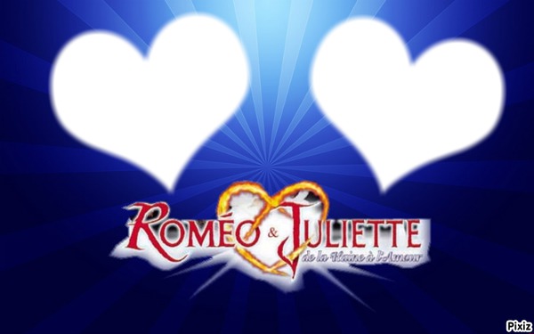 Romeo et juliette Photo frame effect
