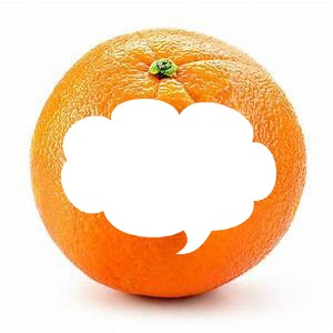 orange de gille bulle Photomontage