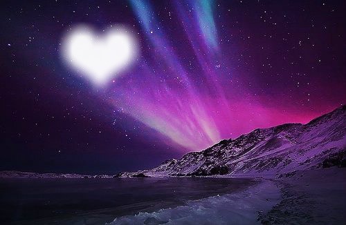 aurore boreal Fotomontaż