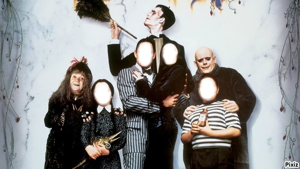 famille addams Fotomontage