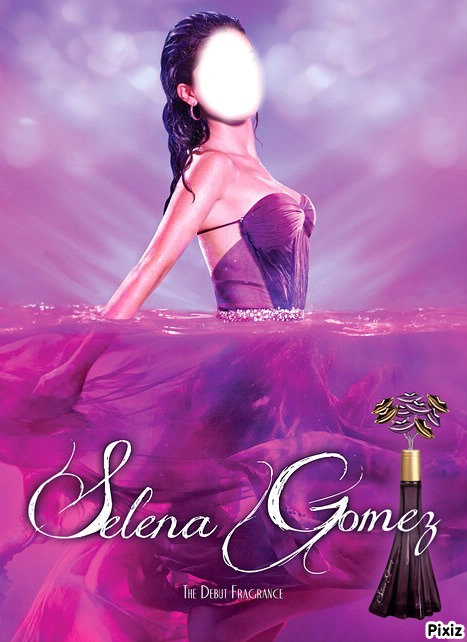Selena Gomez Parfum Fotomontage