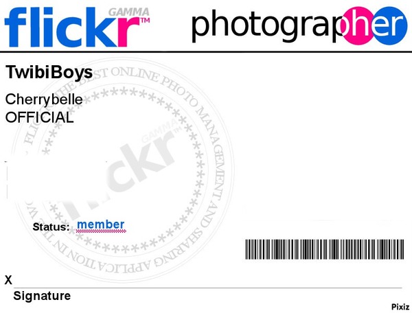 Id Card Flikcr (Khusus TwibiBoys) Montaje fotografico