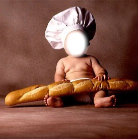 bebe boulanger Fotomontagem