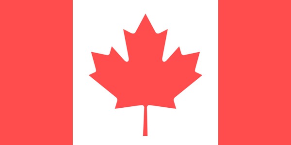 Canada flag Valokuvamontaasi