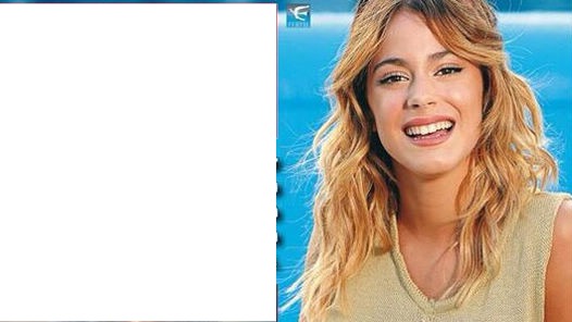 Martina stoessel France Photo frame effect